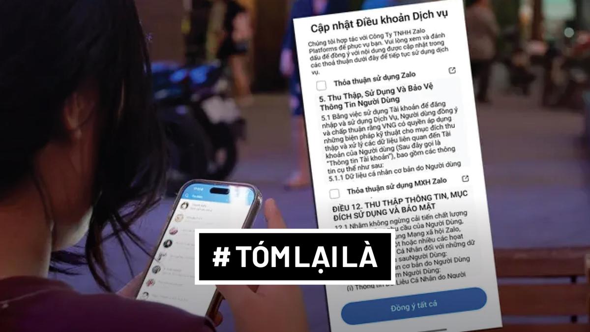 Zalo thu thập dữ liệu người dùng, bạn chọn tiếp tục sử dụng hay là…