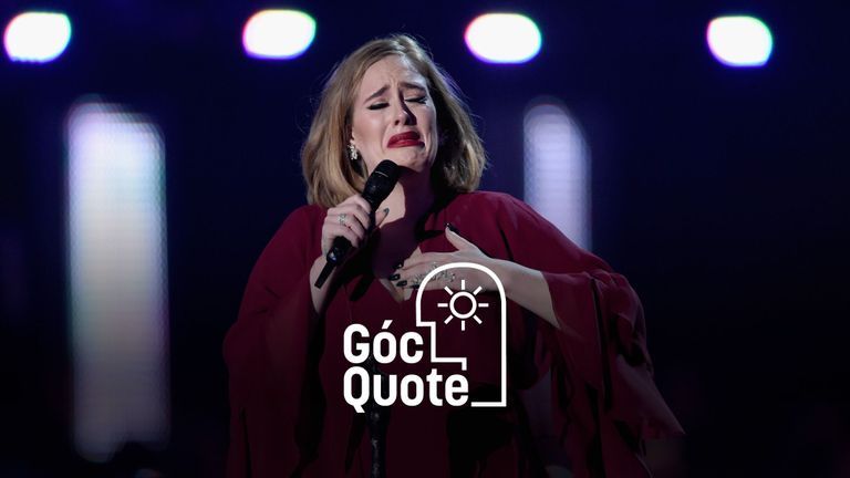 Khóc như Adele