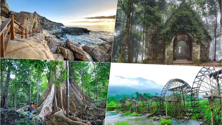 Vietnam is home to many natural reserves and parks with diverse landscapes as the country spans over degrees of latitude.