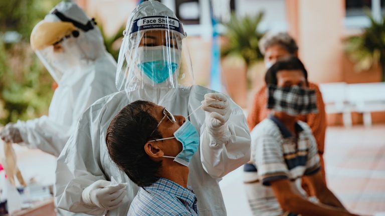 Vietnam has been seeing a new surge in cases as movement restrictions are further eased. | Source: Shutterstock