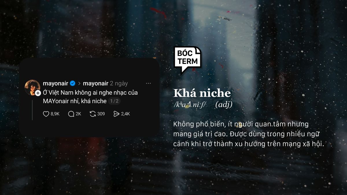 Cả làng đều biết vẫn kêu “khá niche”? Rốt cuộc khá niche là gì? 