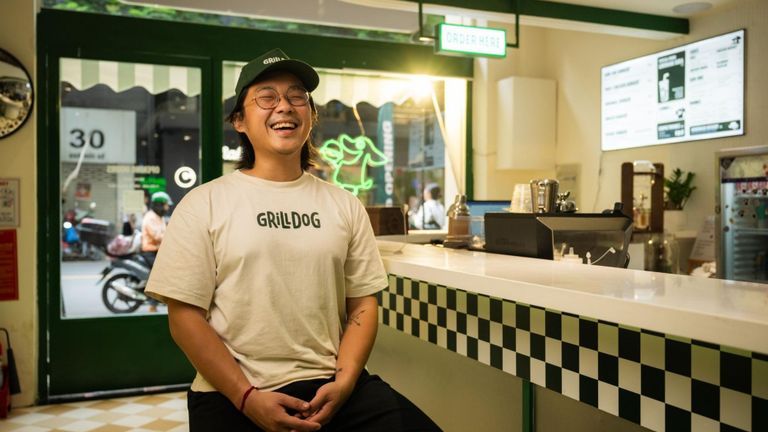 Dang An Ky, founder of Grilldog. | Source: Khooa Nguyen for Vietcetera