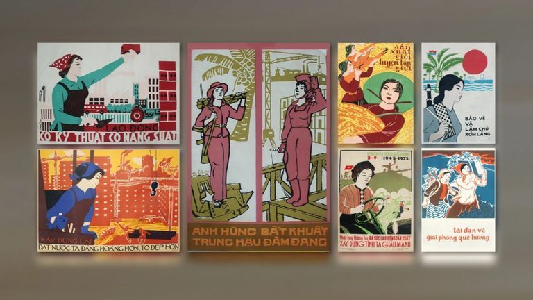 Portraits Of Vietnamese Women In Propaganda Art