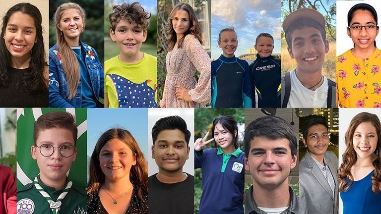 2022 International Young Eco-Hero awardees | Source: Action for Nature