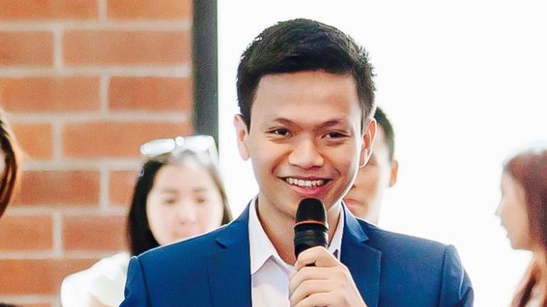 Toàn Võ phát biểu tại một sự kiện. | Nguồn: Toàn Võ.