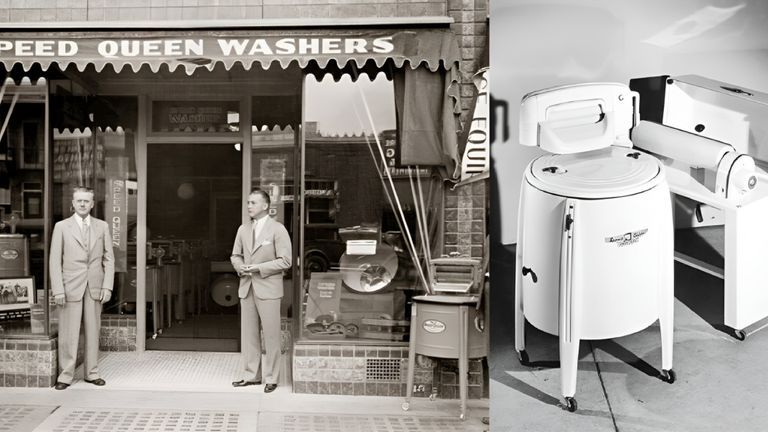 Cửa hàng Speed Queen đầu tiên tại Ripon, Wisconsin, Mỹ, năm 1908. | Nguồn: ALS