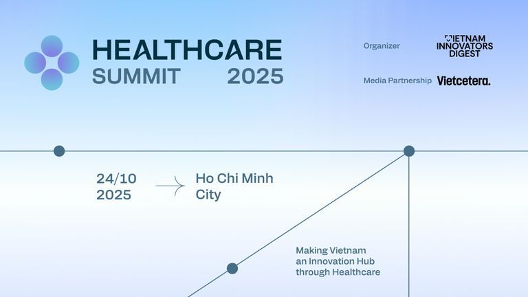 Hội nghị Y tế 2025 sẽ diễn ra vào ngày 24 tháng 10 năm 2025, tại Thành phố Hồ Chí Minh. | Nguồn: Vietnam Innovators Digest