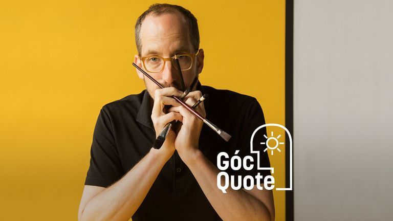 Christoph Niemann chụp bởi Matthew Priestley