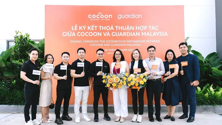 Lễ ký kết hợp tác giữa Cocoon và Guardian Malaysia. | Nguồn: Cocoon