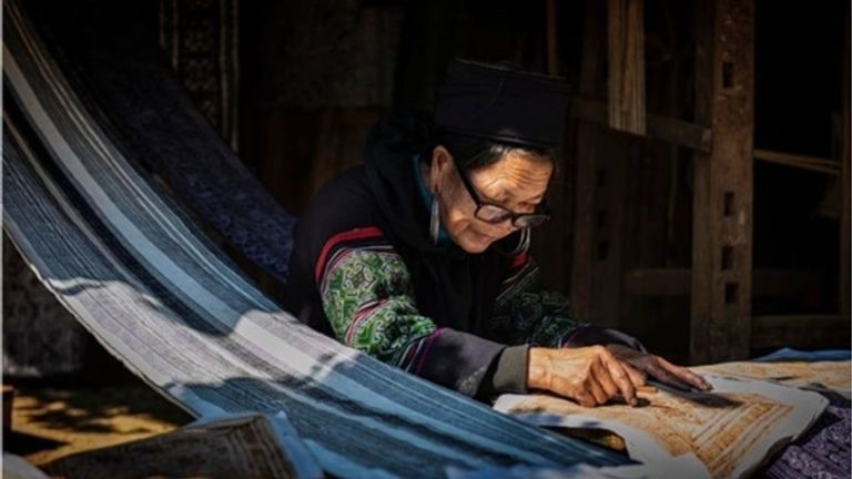In The Mountains Of Lao Cai, Home To H’mong People And Terraced Fields
