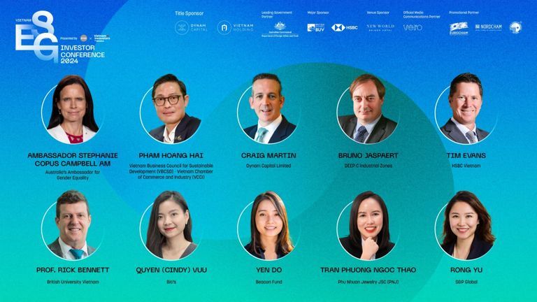 Gặp gỡ diễn giả Hội nghị Đầu tư ESG Việt Nam 2024, họ là ai? 