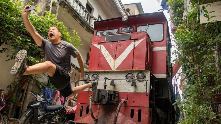 A train driver said he had stopped three times on the section because tourists carelessly took selfies. | Source: Shutterstock