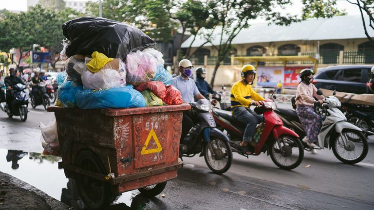 Vietnam's trash problem isn’t just an eyesore to vehicles passing by; it’s a threat to human health and the environment. | Source: Shutterstock