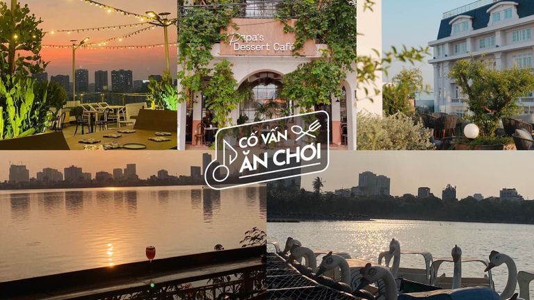 5 Quán cafe để "săn" hoàng hôn Hà Nội hè này