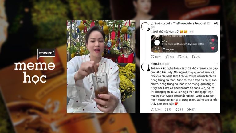 Nhật Kim Anh pha cà phê sánh kẹo, mạng xã hội pha ra...meme