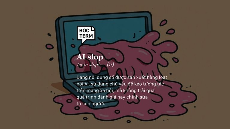 AI slop trở thành “từ ngữ của năm”, liệu đây có phải tương lai của Internet?