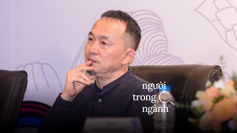 Nhạc sĩ Quốc Trung chia sẻ tại buổi ra mắt Monsoon Music Festival 2023. | Nguồn: Phong Vũ/MMF