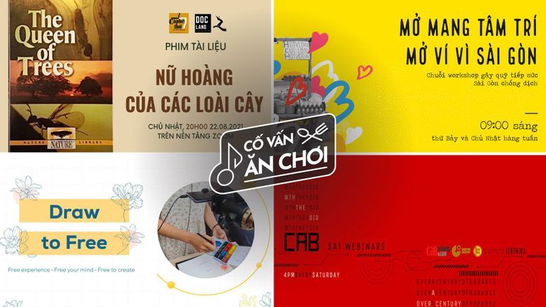 4 Workshop chống chán cuối tuần 