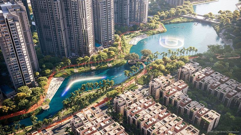 Phối cảnh dự án đại đô thị The Global City. | Nguồn: Masterise home