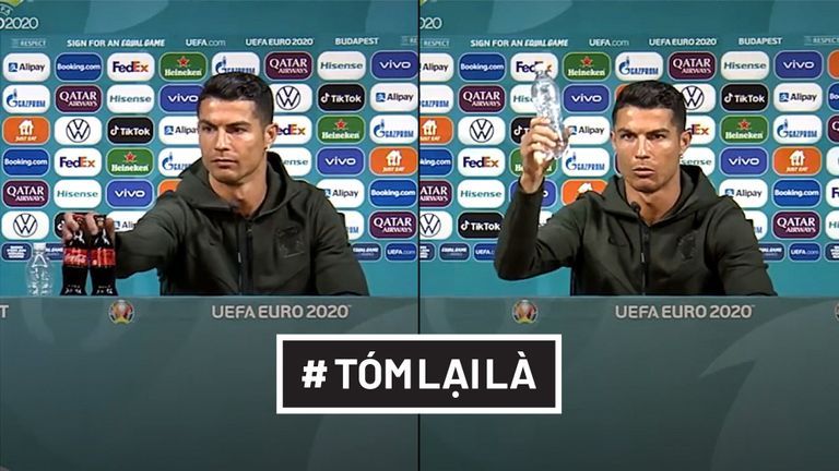 Tóm Lại Là: Ronaldo thích uống nước lọc hơn!