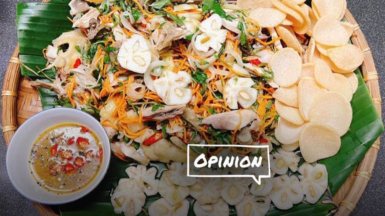Gỏi gà măng cụt | Nguồn: Vietnamnet