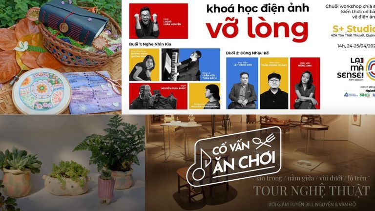 "Bổ não" cuối tuần cùng 4 workshop nghệ thuật