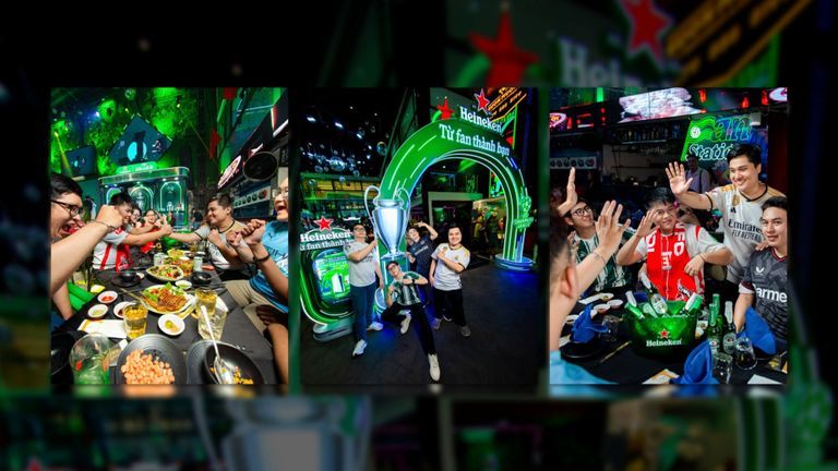 “Hẹn hò” đêm chung kết UEFA Champions League cùng những người chung đam mê tại Heineken® FanStation