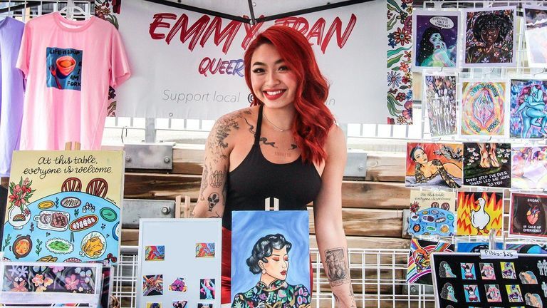 Emmy Tran, an artist for whom boundaries exist solely to be pushed. | Source: Emmy Tran