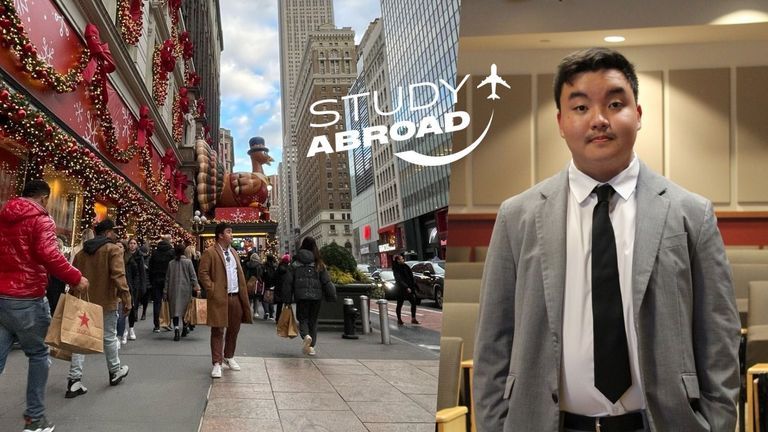 Nhan Phan, a senior at Phillips Exeter Academy in New Hampshire. 
