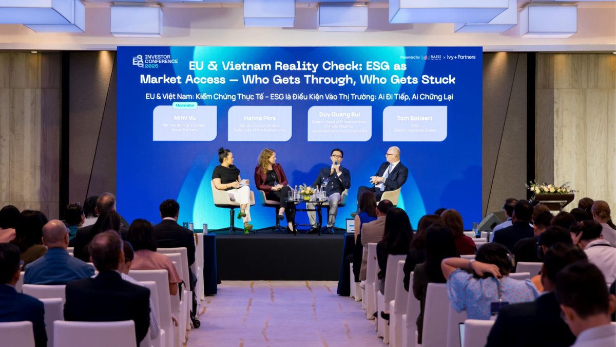 Tăng tốc đưa ESG trở thành “bộ lọc mới” của dòng vốn - Toàn cảnh Hội nghị Đầu tư ESG Việt Nam 2026