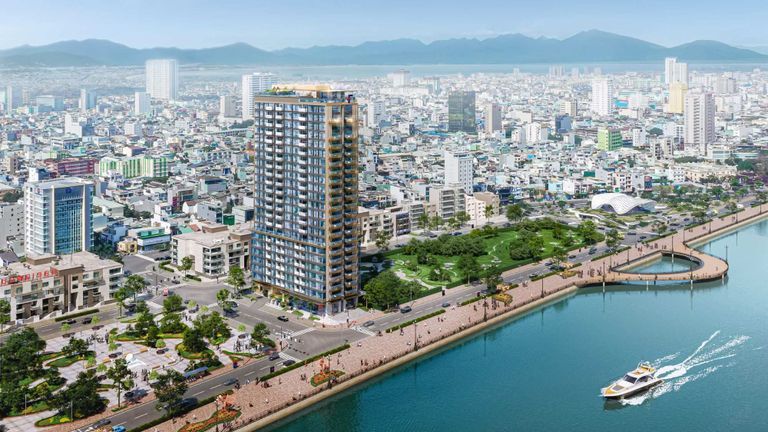 Dự án căn hộ view sông Hàn The Filmore Da Nang là lựa chọn hoàn hảo cho an cư và đầu tư (Hình phối cảnh) | Nguồn: Filmore Development