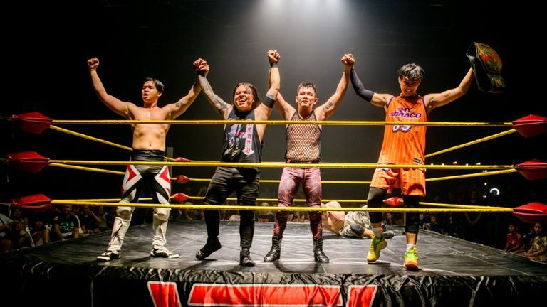 Team Hy Draco celebrate their win at the VPW Guerilla Games. | Source: VPW/Aurélien Foucault.