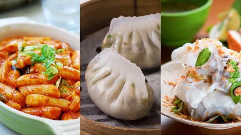 Ra Lò: Bánh cuốn, tteokbokki, sủi cảo làm từ bánh tráng