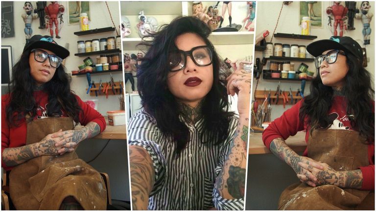 Tattoo Flash Artist And Toymaker Quyen Dinh Does Art For The Love Of God