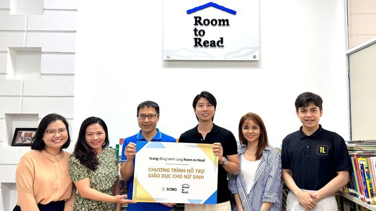 Startup Fintech 1Long đồng hành cùng Room to Read “Hỗ trợ giáo dục cho nữ sinh"