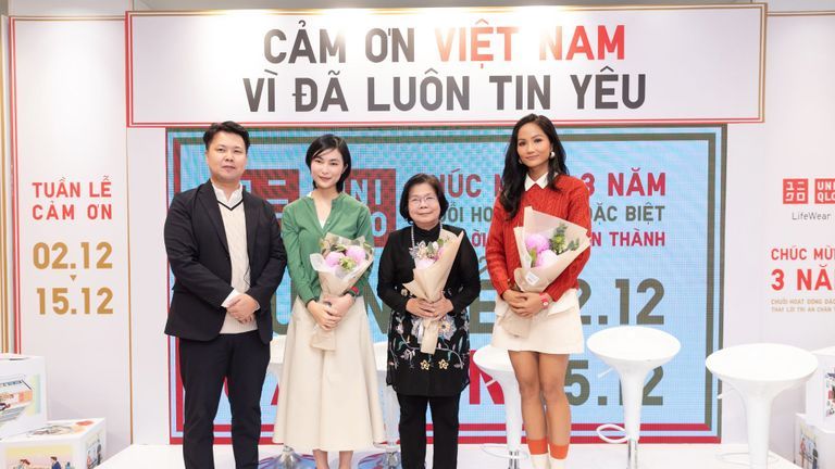 "Tuần lễ Cảm ơn" đánh dấu 3 năm UNIQLO đến Việt Nam