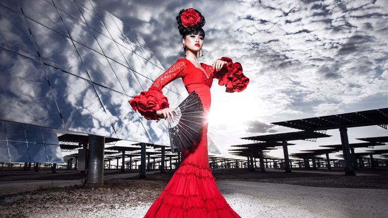 Jessica Minh Anh in Pilar Vera at Gemasolar in Spain.