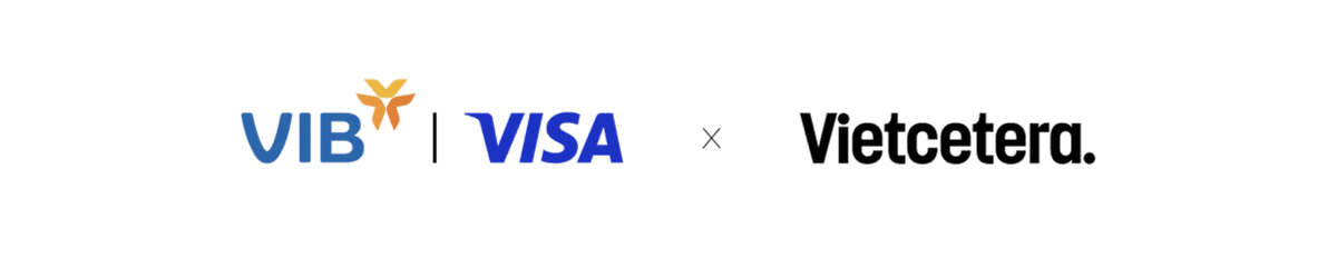 Logo Lock up VIB | Visa x Vietcetera