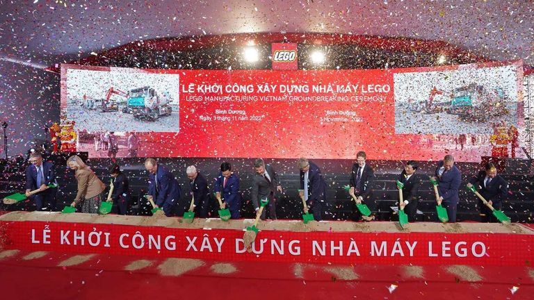The groundbreaking ceremony was attended by His Royal Highness Crown Prince Frederik of Denmark and Deputy Prime Minister of Vietnam, Pham Binh Minh.