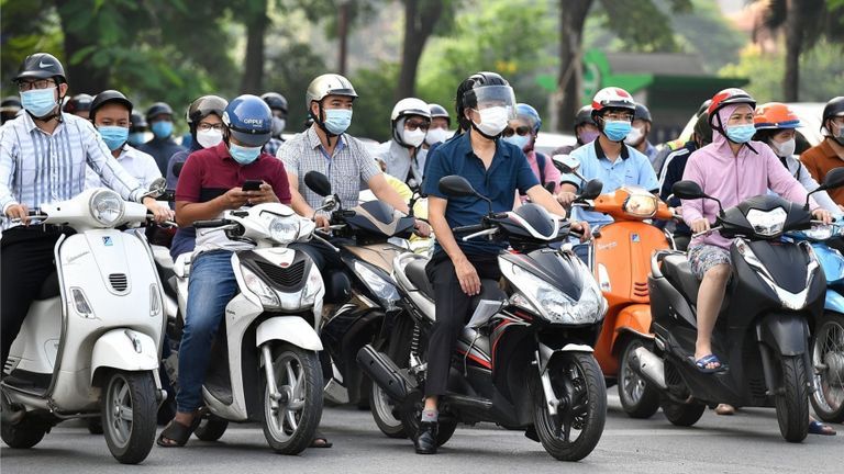 Hanoi will restrict gas-powered motorbikes by July 2026. | Source: Vietnamnet