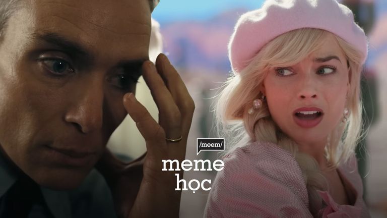 Meme Barbenheimer được nhiều người yêu thích.