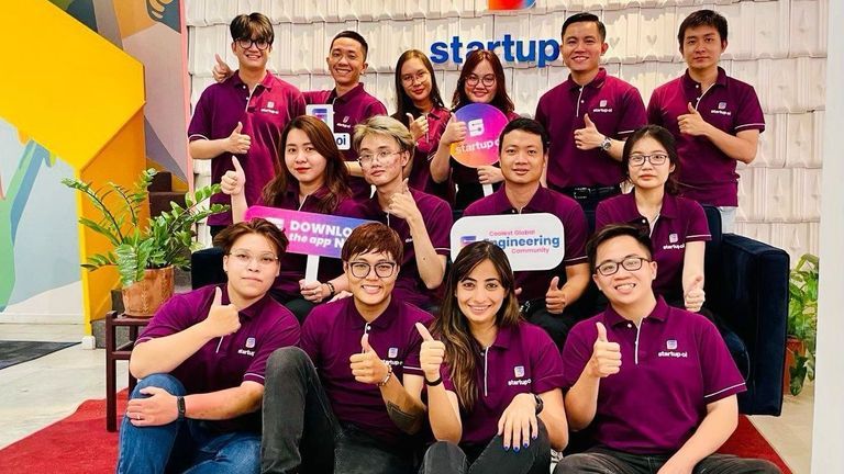 Startup Oi focuses its business model on tech engineers and developers, building a digital community and helping them connect with job opportunities and tech events. | Source: Startup Oi