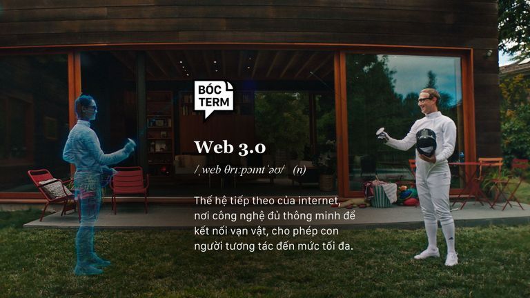 Web 3.0 mong muốn dữ liệu được kết nối với nhau theo cách phi tập trung, với sức mạnh của trí tuệ nhân tạo. | Nguồn: Mark Zuckerberg.