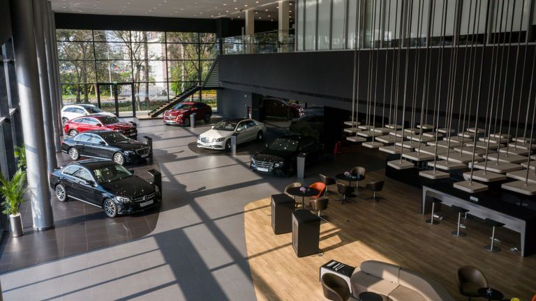 Một showroom chuẩn MAR2020 của Mercedes-Benz. Ảnh: Vietnam Star Automobile.