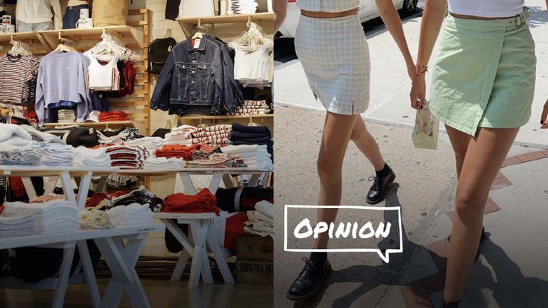 Thời trang phong cách Brandy Melville.