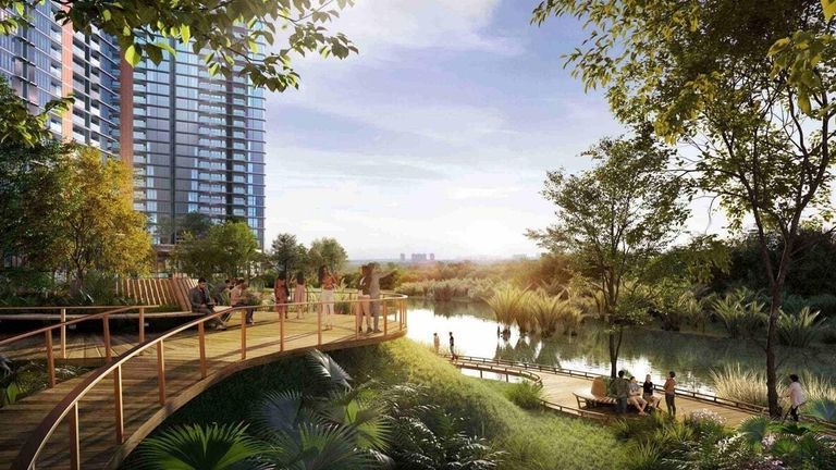 Ảnh minh họa dự án Eaton Park quận 2, TP. HCM | Nguồn: Gamuda Land