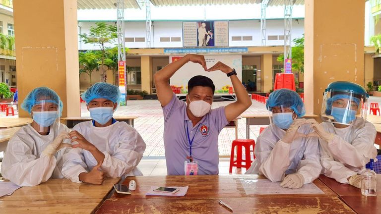 Volunteers Brave COVID Fears To Help Vietnam Win Against Pandemic