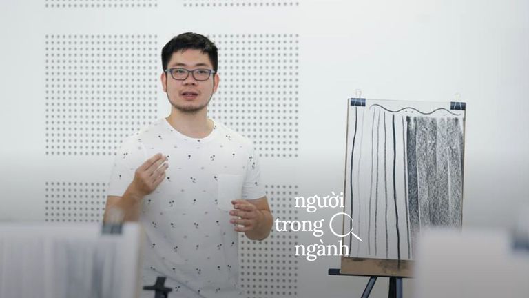 Hoạ sĩ, giáo viên nghệ thuật Vũ Đỗ | Nguồn: VCCA