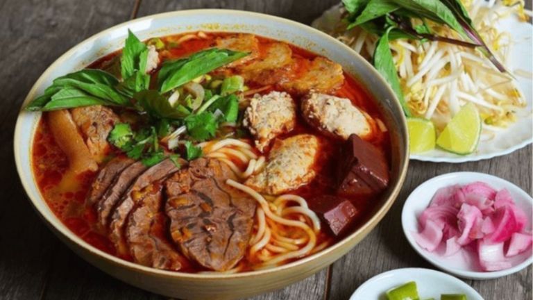 Bún bò Huế—Vietnamese iconic spicy beef noodles soup | Source: Behance, Haru Haru