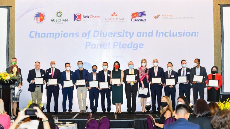 The Panel Pledge is an achievable step to enhance Diversity and Inclusion at public and professional forums and a public commitment made by company leaders and senior executives. | Source: Sang Nguyen
